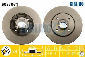 Тормозной диск для моделей: RENAULT (CLIO, 19,19,19,19,19,MEGANE,MEGANE,MEGANE,MEGANE,CLIO,MEGANE,19,19,19,CLIO,THALIA