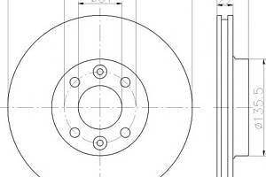 Тормозной диск для моделей: RENAULT (CLIO, CLIO)