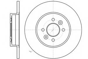 Тормозной диск для моделей: RENAULT (KANGOO, KANGOO)