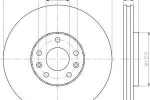 Тормозной диск для моделей: RENAULT (LAGUNA, LAGUNA,LAGUNA,MEGANE,GRAND-SCENIC,CLIO)