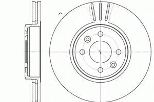 Тормозной диск   для моделей: RENAULT (LAGUNA, LAGUNA,MEGANE,MEGANE,MEGANE,MEGANE,MEGANE,KANGOO,CLIO,KANGOO,MEGANE,SCENI