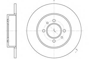 Тормозной диск   для моделей: RENAULT (LAGUNA, SAFRANE,LAGUNA)