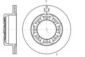 Тормозной диск для моделей: RENAULT (MASTER, MASTER), RENAULT TRUCKS (MASCOTT,MASCOTT,MASCOTT)
