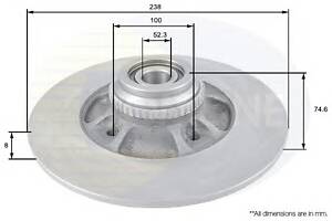Тормозной диск для моделей: RENAULT (MEGANE)