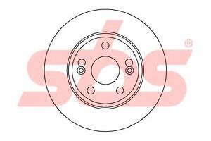 Гальмівний диск для моделей: RENAULT (SAFRANE, SCENIC)