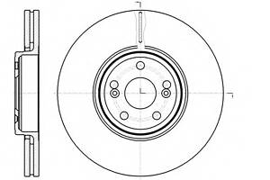 Тормозной диск для моделей: RENAULT (VEL, ESPACE)