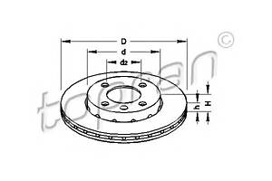 Тормозной диск для моделей: SEAT (AROSA), VOLKSWAGEN (POLO,LUPO,POLO)