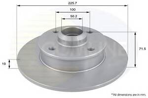 Диск гальмівний для моделей:SEAT (CORDOBA,TOLEDO,IBIZA,CORDOBA), VOLKSWAGEN (SCIROCCO,PASSAT,PASSAT,PASSAT,PASSAT,POL...