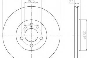 Тормозной диск для моделей: SEAT (TOLEDO), VOLKSWAGEN (PASSAT,PASSAT,GOLF,GOLF,VENTO,CORRADO)