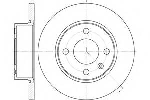 Тормозной диск для моделей: SKODA (FAVORIT, FAVORIT,FAVORIT)
