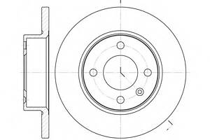 Тормозной диск для моделей: SKODA (RAPID, FAVORIT,FAVORIT,130,FAVORIT)