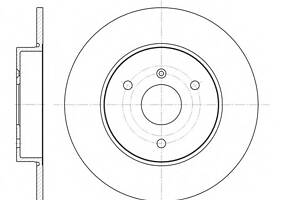 Гальмівний диск для моделей:SMART (CABRIO,CITY-COUPE,CROSSBLADE,ROADSTER,ROADSTER,FORTWO,FORTWO,FORTWO,FORTWO)