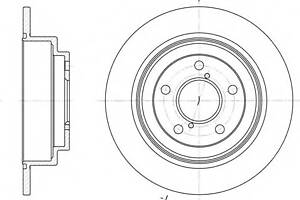 Гальмівний диск для моделей: SUBARU (LEGACY, LEGACY, LEGACY, IMPREZA, IMPREZA, FORESTER,