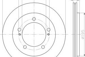Тормозной диск для моделей: SUZUKI (GRAND-VITARA)