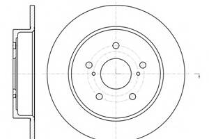 Тормозной диск для моделей: SUZUKI (SWIFT, SX4,SX4)