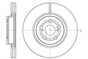 Тормозной диск   для моделей: TOYOTA (AVENSIS, AVENSIS,AVENSIS)