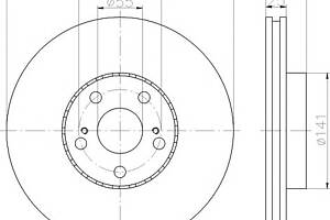Тормозной диск для моделей: TOYOTA (AVENSIS, AVENSIS,AVENSIS)