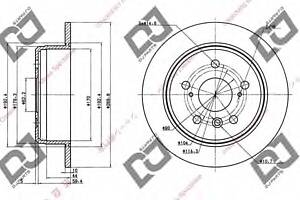 Тормозной диск для моделей: TOYOTA (CAMRY, CAMRY,CAMRY)