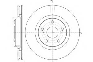 Тормозной диск для моделей: TOYOTA (CAMRY, CAMRY,CAMRY)