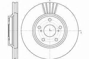 Тормозной диск для моделей: TOYOTA (CAMRY)