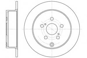 Тормозной диск для моделей: TOYOTA (CELICA, PRIUS)