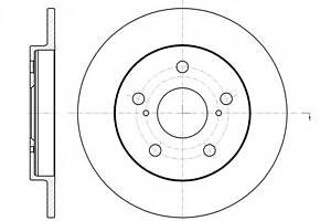Тормозной диск   для моделей: TOYOTA (COROLLA, AURIS,COROLLA,COROLLA)