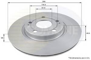 Тормозной диск для моделей: TOYOTA (COROLLA, AVENSIS,AVENSIS,AVENSIS,COROLLA,VERSO)