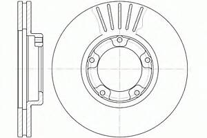 Тормозной диск для моделей: TOYOTA (HIACE, HIACE)