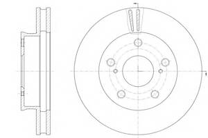 Гальмівний диск для моделей: TOYOTA (HILUX)
