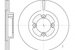 Тормозной диск для моделей: TOYOTA (LITEACE, MODELL,LITEACE)