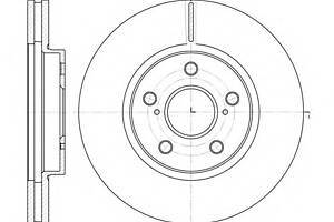 Тормозной диск для моделей: TOYOTA (PREVIA, CAMRY)