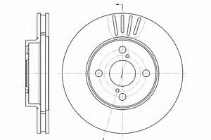 Тормозной диск для моделей: TOYOTA (PRIUS, COROLLA,COROLLA,COROLLA,COROLLA,PRIUS)