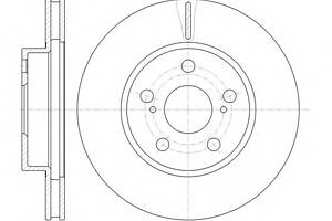 Тормозной диск для моделей: TOYOTA (PRIUS)