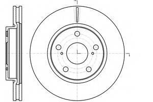 Тормозной диск для моделей: TOYOTA (RAV-4)