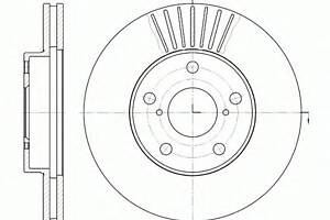 Гальмівний диск для моделей: TOYOTA (RAV-4)