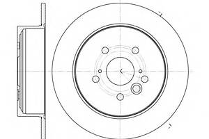 Гальмівний диск для моделей: TOYOTA (RAV-4)