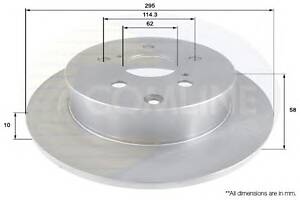 Тормозной диск для моделей: TOYOTA (VERSO)