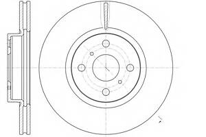 Тормозной диск для моделей: TOYOTA (YARIS, YARIS)