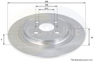 Тормозной диск для моделей: TOYOTA (YARIS, YARIS)