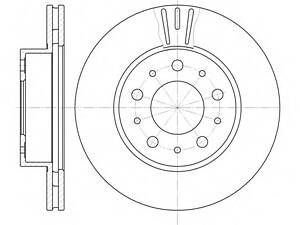 Тормозной диск для моделей: VAUXHALL (ASTRA), VOLVO (240,740,760,760,740)
