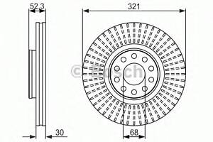 Тормозной диск для моделей: VOLKSWAGEN (PASSAT, PASSAT,PASSAT,PASSAT), VW (SVW) (PASSAT)