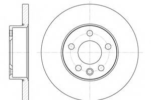 Гальмівний диск для моделей: VOLKSWAGEN (TRANSPORTER, TRANSPORTER, TRANSPORTER)