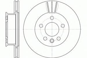 Тормозной диск для моделей: VOLKSWAGEN (TRANSPORTER, TRANSPORTER,TRANSPORTER)