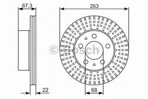 Тормозной диск для моделей: VOLVO (240, 240,260,260)