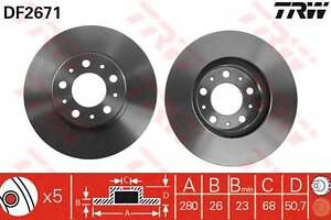 Тормозной диск   для моделей: VOLVO (850, 940,940,940,V70,S90,V90,C70,S70,C70,850,940,XC70)