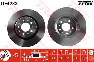 Тормозной диск   для моделей: VOLVO (850, V70,C70,S70,C70,850,XC70)