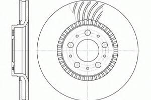 Тормозной диск   для моделей: VOLVO (C70, S80,C70,V70,S60,XC70)