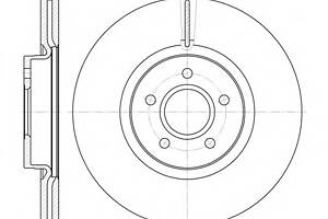 Тормозной диск   для моделей: VOLVO (S40, V50,C70,V40)