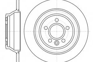 Тормозной диск для моделей: VOLVO (S80, V70,XC70,S60)