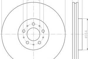Тормозной диск для моделей: VOLVO (XC90)